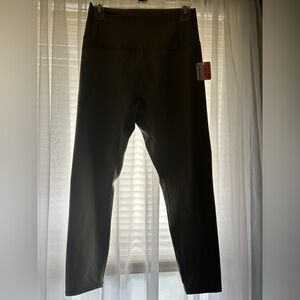 FREE PEOPLE MOVEMENT sage/stone leggings Size L 
NWT